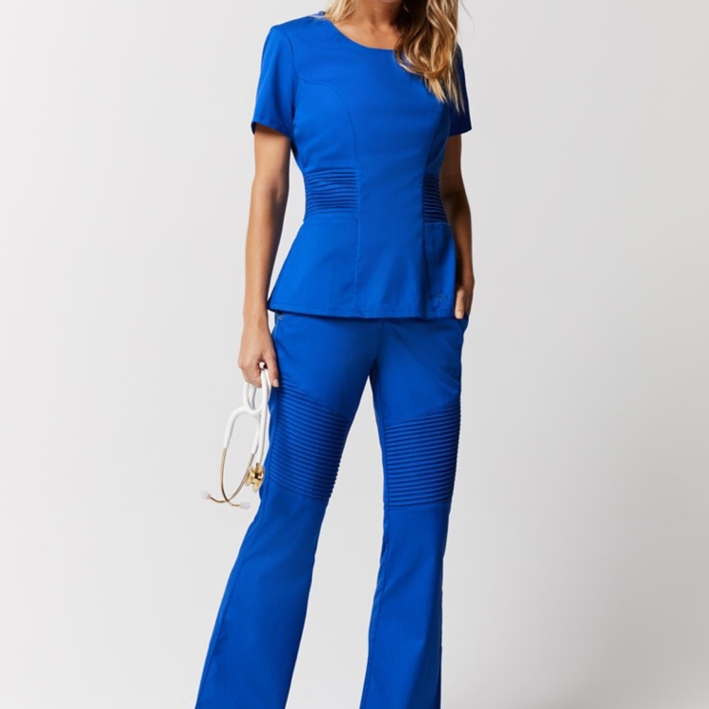 Royal blue scrubs